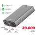 Swissten Aluminum 20000 mAh 20W Power Delivery šedá Šedá