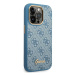 Guess GUHCP14LHG4SHB hard silikonové pouzdro iPhone 14 PRO 6.1" blue 4G Vintage Gold Logo