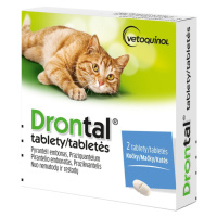 DRONTAL pro kočky a koťata 2 ks