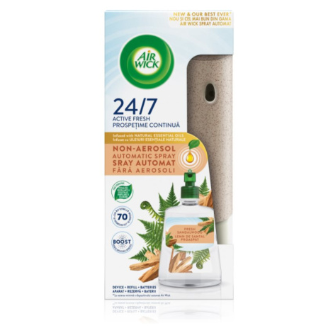 Air Wick Active Fresh Fresh Sandalwood automatický osvěžovač vzduchu s náplní 228 ml AirWick