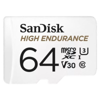 SanDisk High Endurance microSDXC 64GB + adaptér