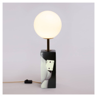 SELETTI LED stolní lampa Toiletpaper s motivem karet