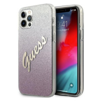 Guess GUHCP12MPCUGLSPI hard silikonové pouzdro iPhone 12 / 12 Pro 6,1