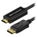 AlzaPower Core DisplayPort (M) na HDMI (M) 4K 5m černý