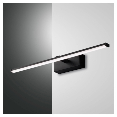 Fabas Luce LED nástěnné světlo Nala, černé, šířka 50 cm