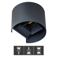 LED Venkovní nástěnné svítidlo REKA LED/7W/230V IP54 antracit 28991