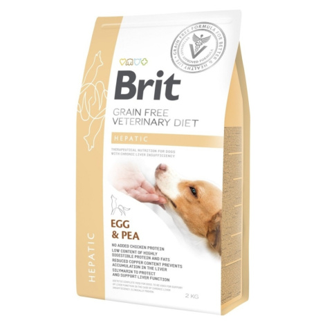 BRIT Veterinary diet grain free hepatic granule pro psy, Hmotnost balení: 2 kg