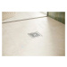 Hansgrohe 56248800 - Podlahová vpust, 15x15 cm, kartáčovaná nerezová ocel