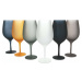 Sada 6 barevných sklenic na víno VDE Tivoli 1996 Cala Dorada