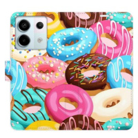 iSaprio flip pouzdro Donuts Pattern 02 pro Xiaomi Redmi Note 13 Pro 5G / Poco X6 5G