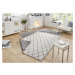 NORTHRUGS - Hanse Home koberce Kusový koberec Twin-Wendeteppiche 103118 grau creme – na ven i na