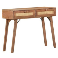 Konzolový stolek 100 × 35 × 76 cm masivní mangovníkové dřevo