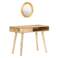 Toaletní stolek 100 × 50 × 76 cm masivní mangovníkové dřevo