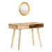 Toaletní stolek 100 × 50 × 76 cm masivní mangovníkové dřevo