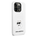 Karl Lagerfeld KLHMP14XSNCHBCH hard silikonové pouzdro iPhone 14 PRO MAX 6.7" white Silicone Cho