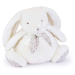 Plyšový zajíc Giant Bunny White Doudou et Compagnie bílý 42 cm od 0 měsíců