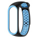 Eternico Sporty pro Xiaomi Mi band 5 / 6 / 7 solid black and blue