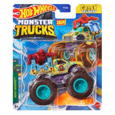 Mattel hot wheels® monster trucks kaskadérské kousky crush delivery, htm25