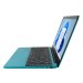 UMAX NB VisionBook 14WRx Turquoise - 14, 1" IPS FHD 1920x1080, Celeron N4020@1, 1 GHz, 4GB, 128G