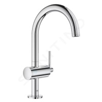 Grohe 32042003 - Umyvadlová baterie s výpustí a otočným výtokem, velikost L, chrom