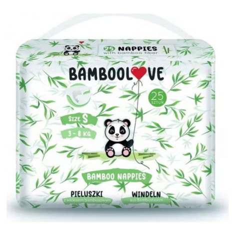 Bamboolove Pleny jednorázové bambus vel. S 3 - 8 kg 25 ks