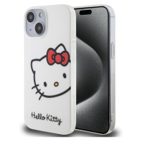 Hello Kitty IML Head Logo Kryt iPhone 15 bílý