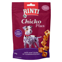 RINTI Chicko Plus kostky šunka a sýr - 12 x 80 g