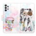 iSaprio flip pouzdro Donut Worry Girl pro Samsung Galaxy A32 5G