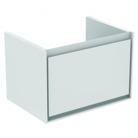 Koupelnová skříňka pod umyvadlo Ideal Standard Connect Air 58x40,9x40 cm světle šedá lesk/bílá m
