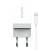 Foneng 1xUSB K210 síťová nabíječka + USB Lightning kabel