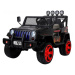 mamido Elektrické autíčko Jeep Raptor 4x4 černé s plameny
