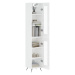 vidaXL Skříň highboard bílá s vysokým leskem 34,5x34x180 cm kompozit