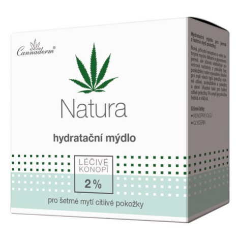 Cannaderm Natura Hydratační mýdlo 100 g