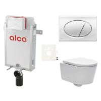 Cenově zvýhodněný závěsný WC set Alca k zazdění + WC SAT Brevis SIKOAW2