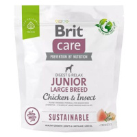 Brit Care Dog Sustainable s kuřecím a hmyzem Junior Large Breed 1 kg