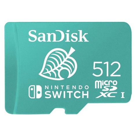 SanDisk MicroSDXC karta 512GB pro Nintendo Switch SDSQXAO-512G-GNCZN