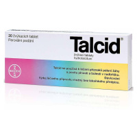 TALCID Hydrotalcitum 500 mg 20 žvýkacích tablet