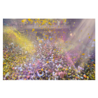 Fotografie India, Uttar Pradesh, Holi festival, Colour, Christophe Boisvieux, (40 x 26.7 cm)