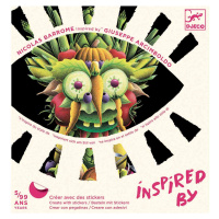 Djeco, DJ09370, Inspired by, kreativní sada se samolepkami, Giuseppe Arcimboldo, Jarní zelenina
