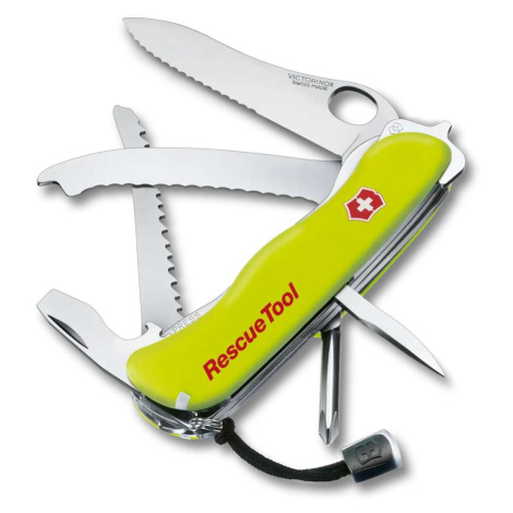 VICTORINOX - Velký kapesní nůž Rescue Tool, 13 funkcí, žlutá 0.8623.MWN