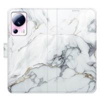 iSaprio flip pouzdro SilverMarble 15 pro Xiaomi 13 Lite