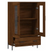 vidaXL Skříň highboard hnědý dub 69,5 x 31 x 115 cm kompozitní dřevo