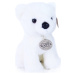 Plyšový medvěd bílý 18 cm ECO-FRIENDLY