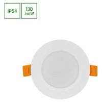 DURE 3 DOWNLIGHT 5W Studená bílá 230V 110DEG IP54 IK06 95X31 Bílá ROUND INTEGRATED DRIVER