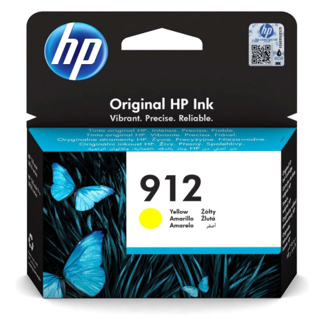 HP 912 originální inkoustová kazeta žlutá 3YL79AE Žlutá