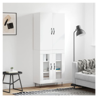 vidaXL Skříň highboard bílá 69,5 x 34 x 180 cm kompozitní dřevo