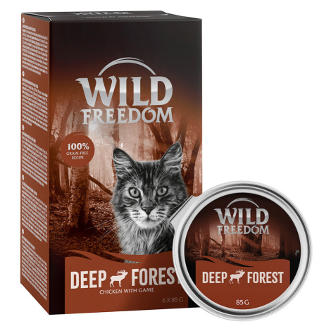 Výhodné balení Wild Freedom Adult vaničky 24 x 85 g - deep forest - zvěřina a kuřecí