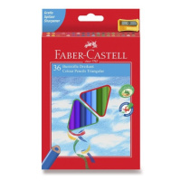 Pastelky trojboké Faber Castell ECO 36ks + ořezávátko Faber-Castell