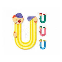 Janod dřevěné písmeno Clown Letter U 04562