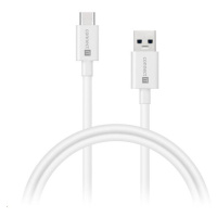 Kabel Connect IT Wirez USB-C na USB, 3A, 2m, bílá